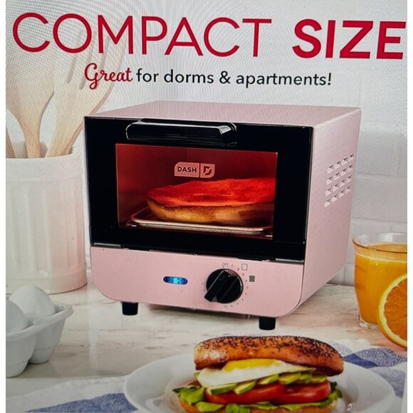 Dash Mini Toaster Over Cooker For Bread, Bagels, Cookies, Pizza, Paninis & More - Picture 4 of 5